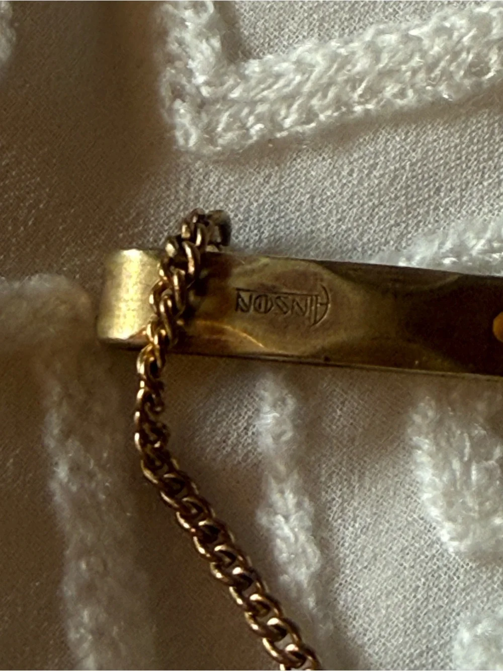 1940s Anson Black Hills Gold Necktie  -
